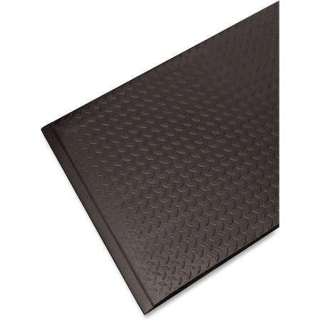 Millennium Mat Co Antifatigue Mat, 3 ft L x 2 ft W, Diamond Pattern, Black MLL24020301DIAM